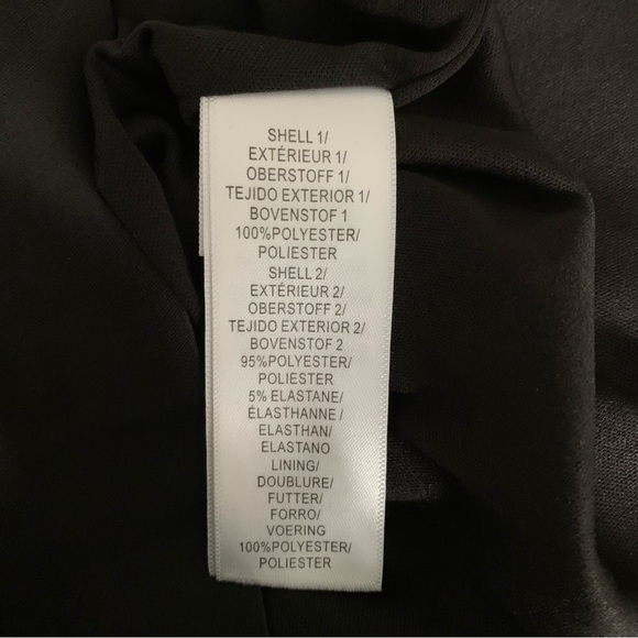 Adrianna Papell Black Illusion Neckline Lace Sheath Dress - Picture 11 of 12